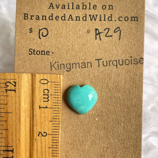 Kingman Turquoise Cabochon - KT29 AF756064-9E1A-4AA9-B112-213E2107695A Brandedandwild.com
