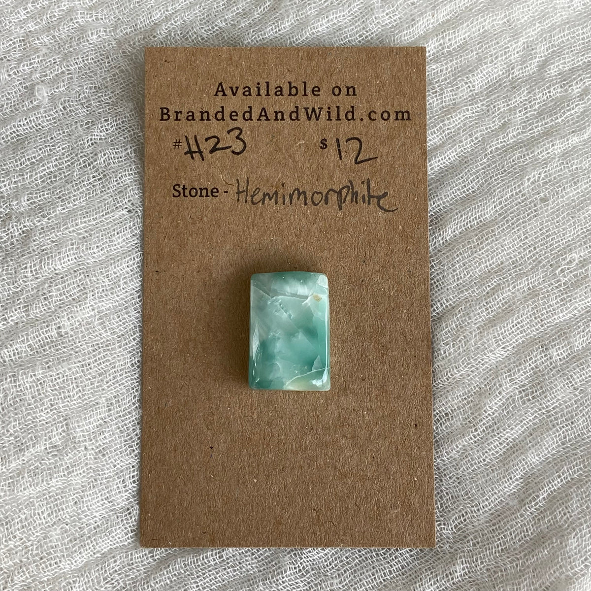 Hemimorite Cabochon - H23