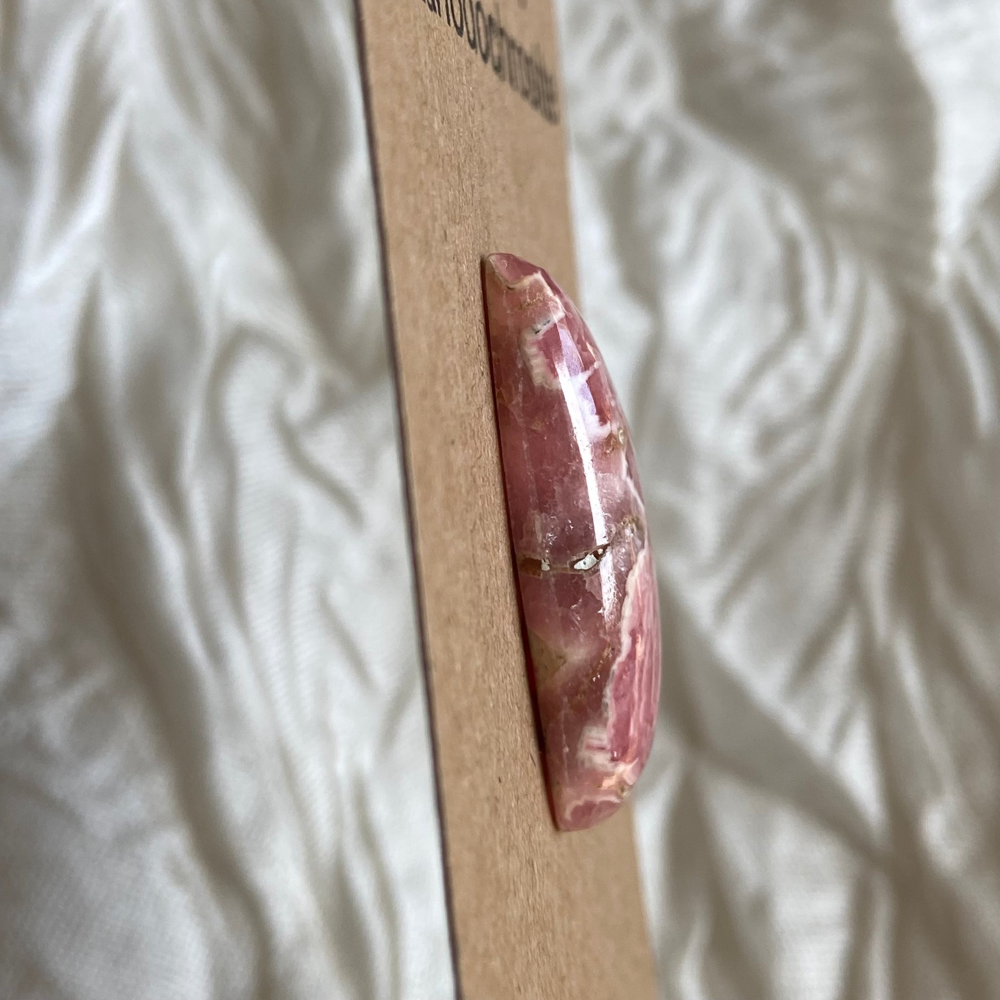 Rhodochrosite Cabochon - R021 AFAEA222-A610-4862-824D-53A8B9E6C07D Brandedandwild.com