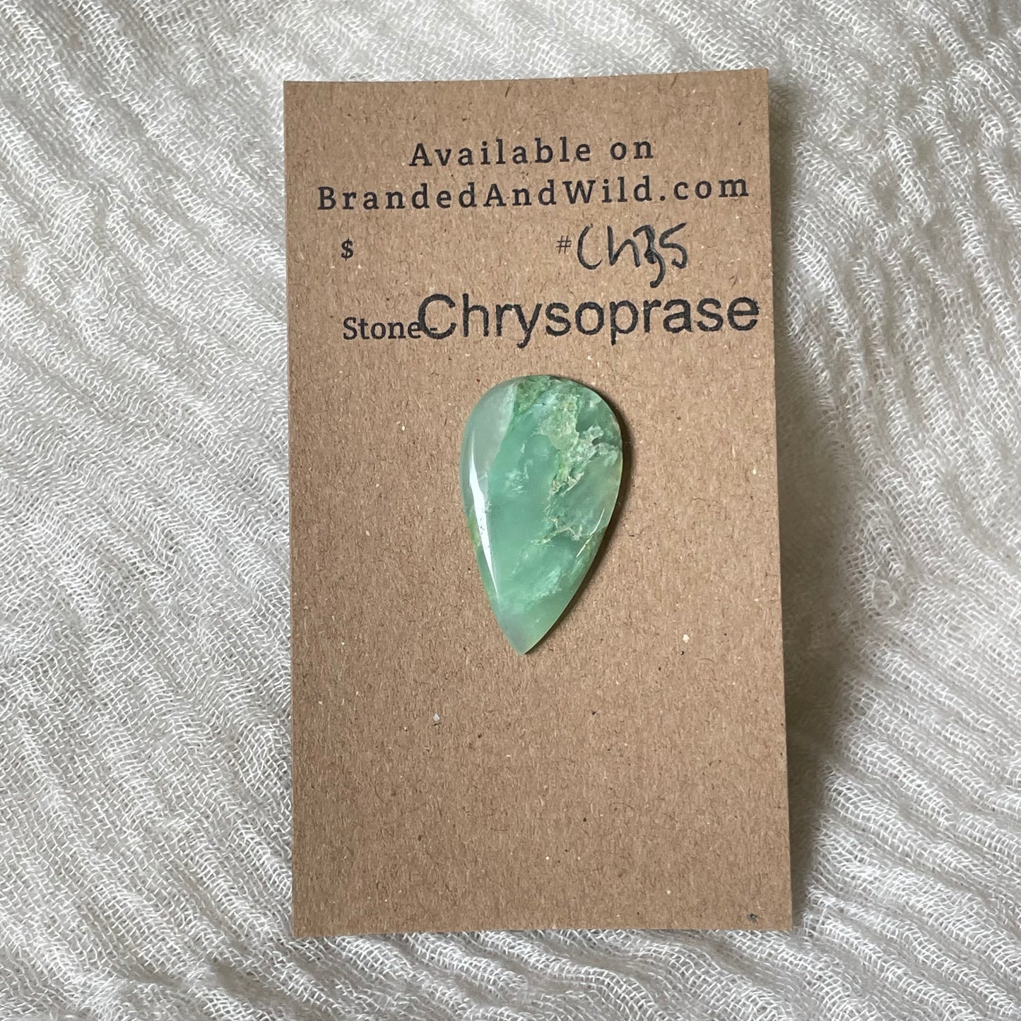 Chrysoprase Cabochon - Ch35 AFB47AFC-92B0-4961-B9B2-2D374D67AA0F Brandedandwild.com