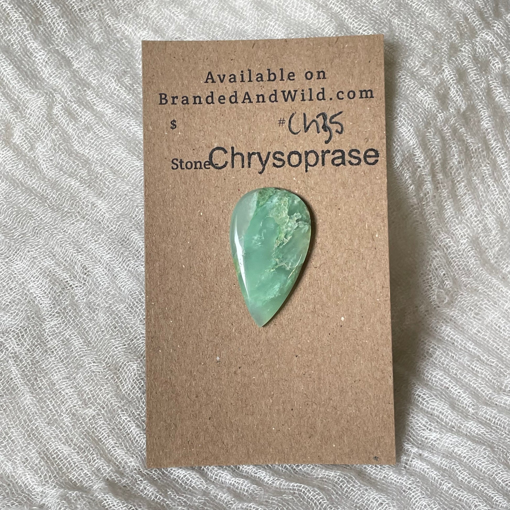Chrysoprase Cabochon - Ch35 AFB47AFC-92B0-4961-B9B2-2D374D67AA0F Brandedandwild.com