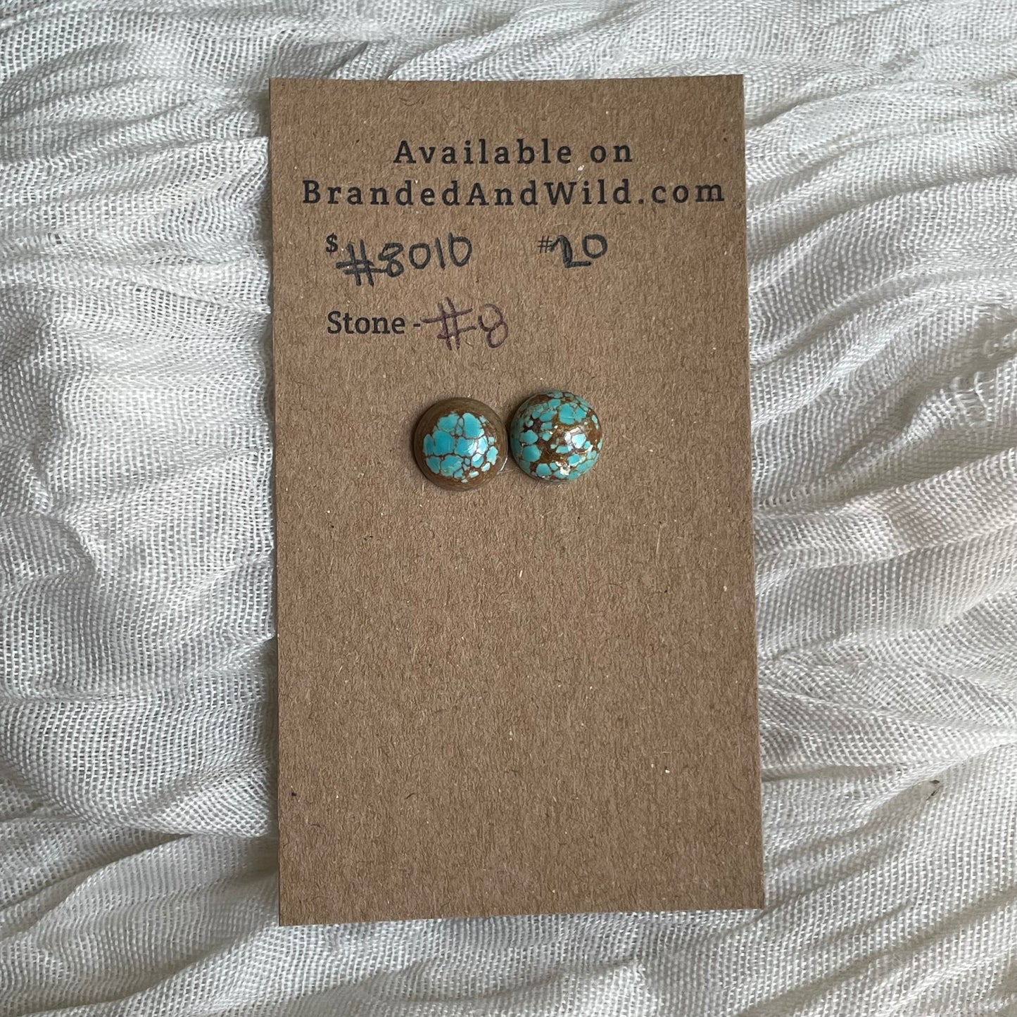 #8 Turquoise Cabochon - #8010 AFDA56AC-944D-4DA7-AD03-08E3F0C4CB31 Brandedandwild.com