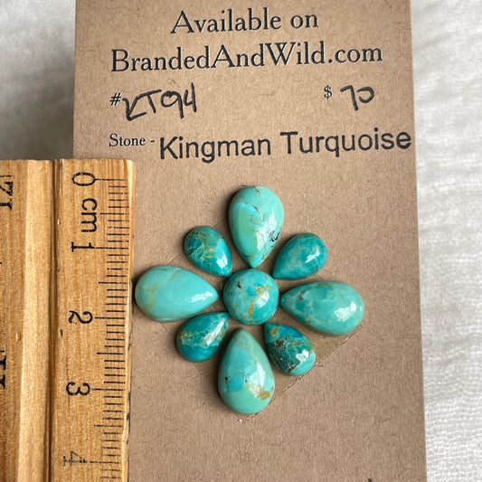Kingman Turquoise Cabochon - KT94 AFEC967D-A602-4415-8624-B509C8488B02 Brandedandwild.com
