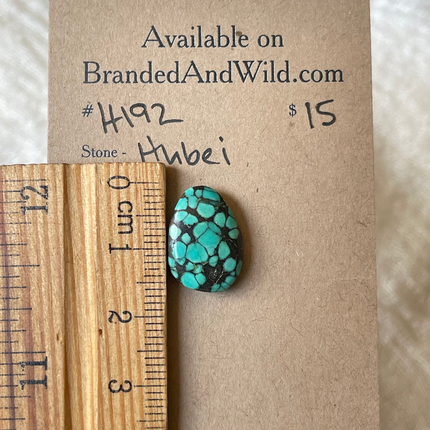 Hubei Turquoise Cabochon - H192 AFEE78FD-CB35-4875-AB93-7C117349A885 Brandedandwild.com