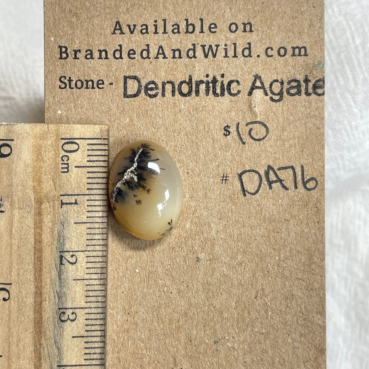 Dendritic Agate Cabochon - DA76 AFFF5595-0356-4FF7-BB5A-188563653289 Brandedandwild.com