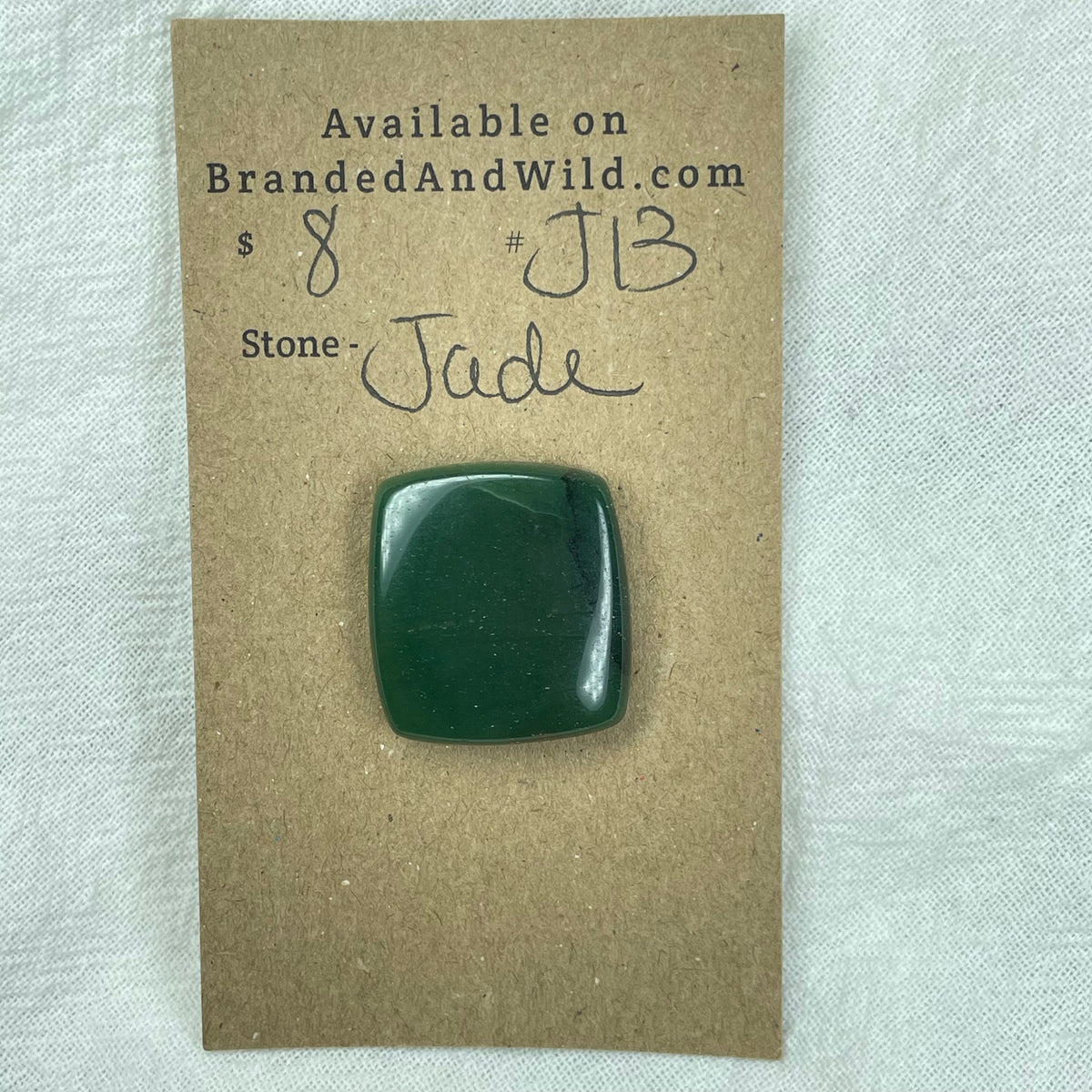 Jade Cabochon - J13 B00098B0-7449-4954-B602-61BE2EC13D8A Brandedandwild.com
