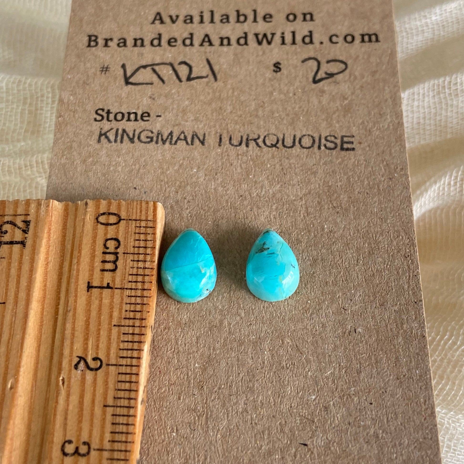 Kingman Turquoise Cabochon - KT121 B00C3C6C-C409-4F37-B55D-2696AF9A3277 Brandedandwild.com