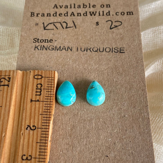 Kingman Turquoise Cabochon - KT121 B00C3C6C-C409-4F37-B55D-2696AF9A3277 Brandedandwild.com