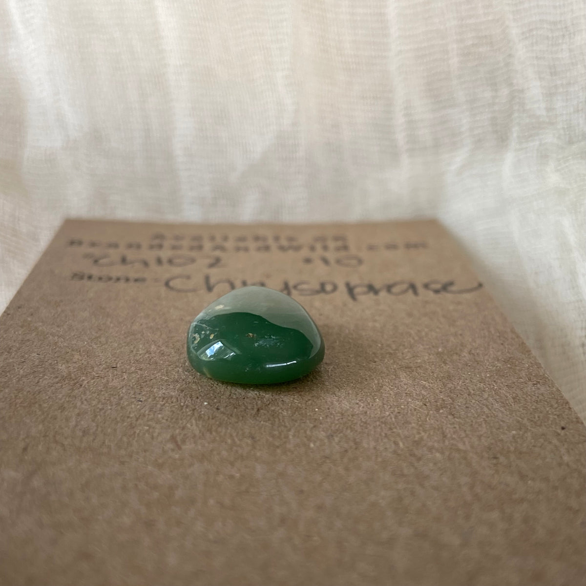 Chrysoprase Cabochon - Ch102 B00F44F4-625A-4BB9-AA00-FDC668372D09 Brandedandwild.com