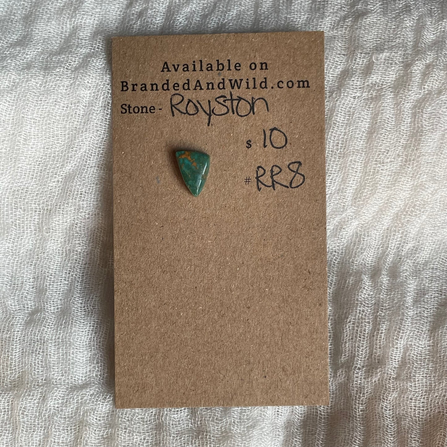 Royston Ribbon Turquoise Cabochon RR8 B014F60C-A59A-4FDC-8E16-F93C7E29984D Brandedandwild.com