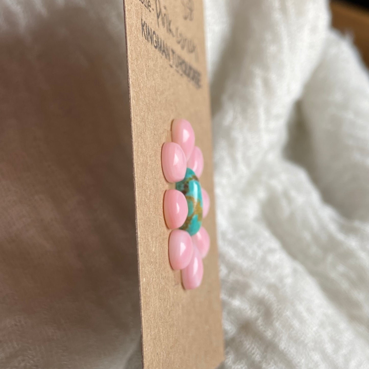 Pink Conch / Kingman Cabochon - PK11