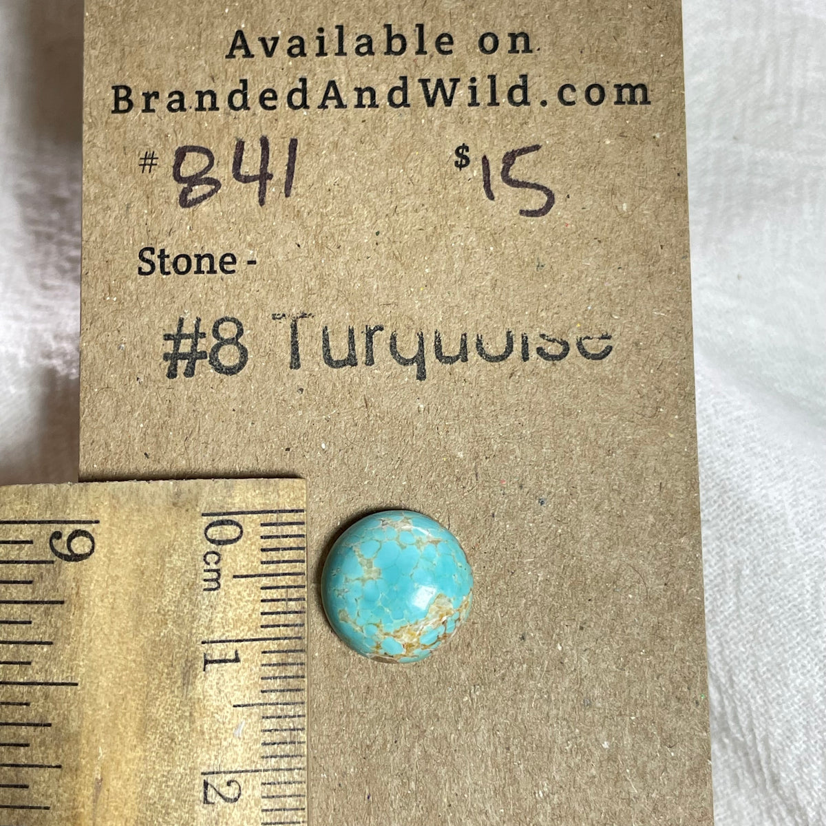 #8 Turquoise Cabochon - #841 B0538FA9-8F5E-4EB4-BE15-4F3950497CB4 Brandedandwild.com