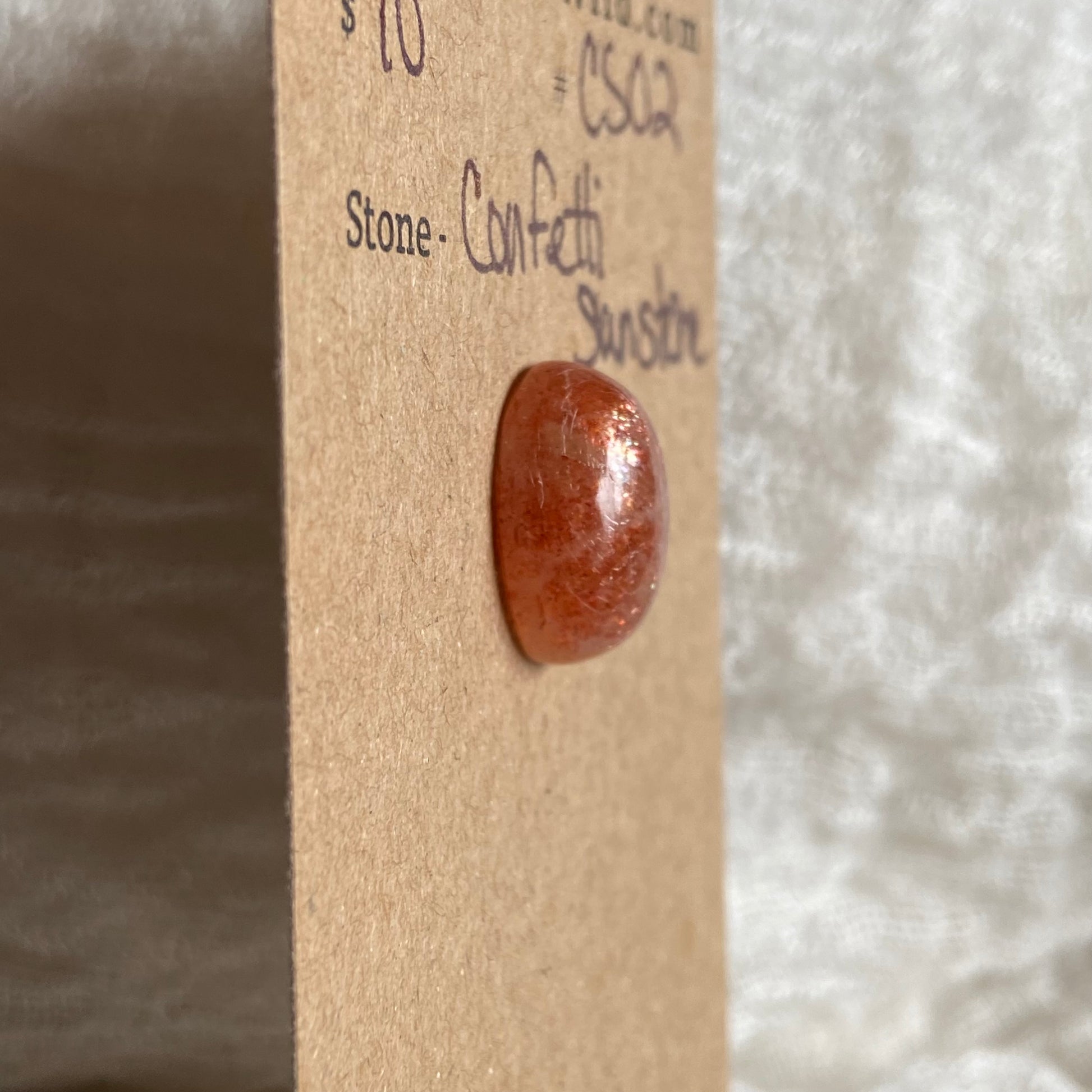 Confetti Sunstone Cabochon - CS02 B069B343-A1EE-4A97-BC8A-C18A28228812 Brandedandwild.com