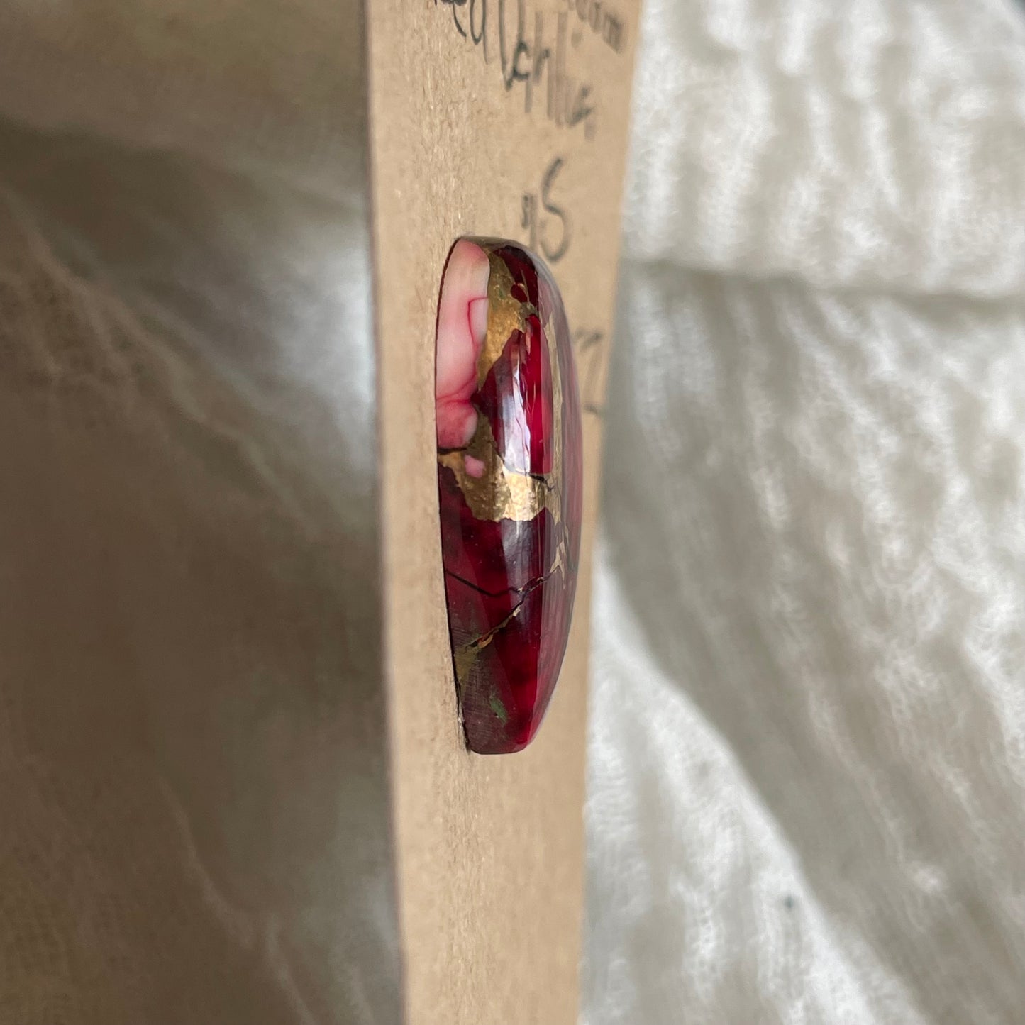 Red Dahlia Cabochon - RD52