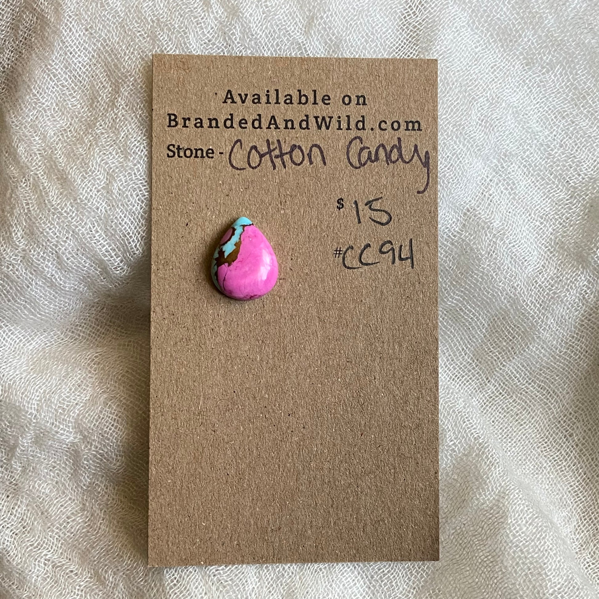 Cotton Candy Cabochon - CC94 B0C36602-19D0-484D-9AFD-A4860B2D57F8 Brandedandwild.com