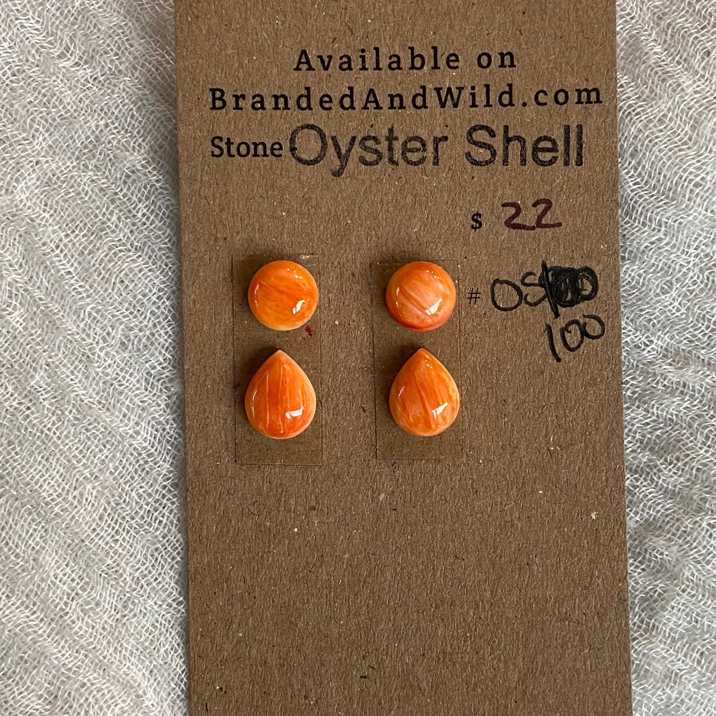 Oyster Shell Cabochon - OS100