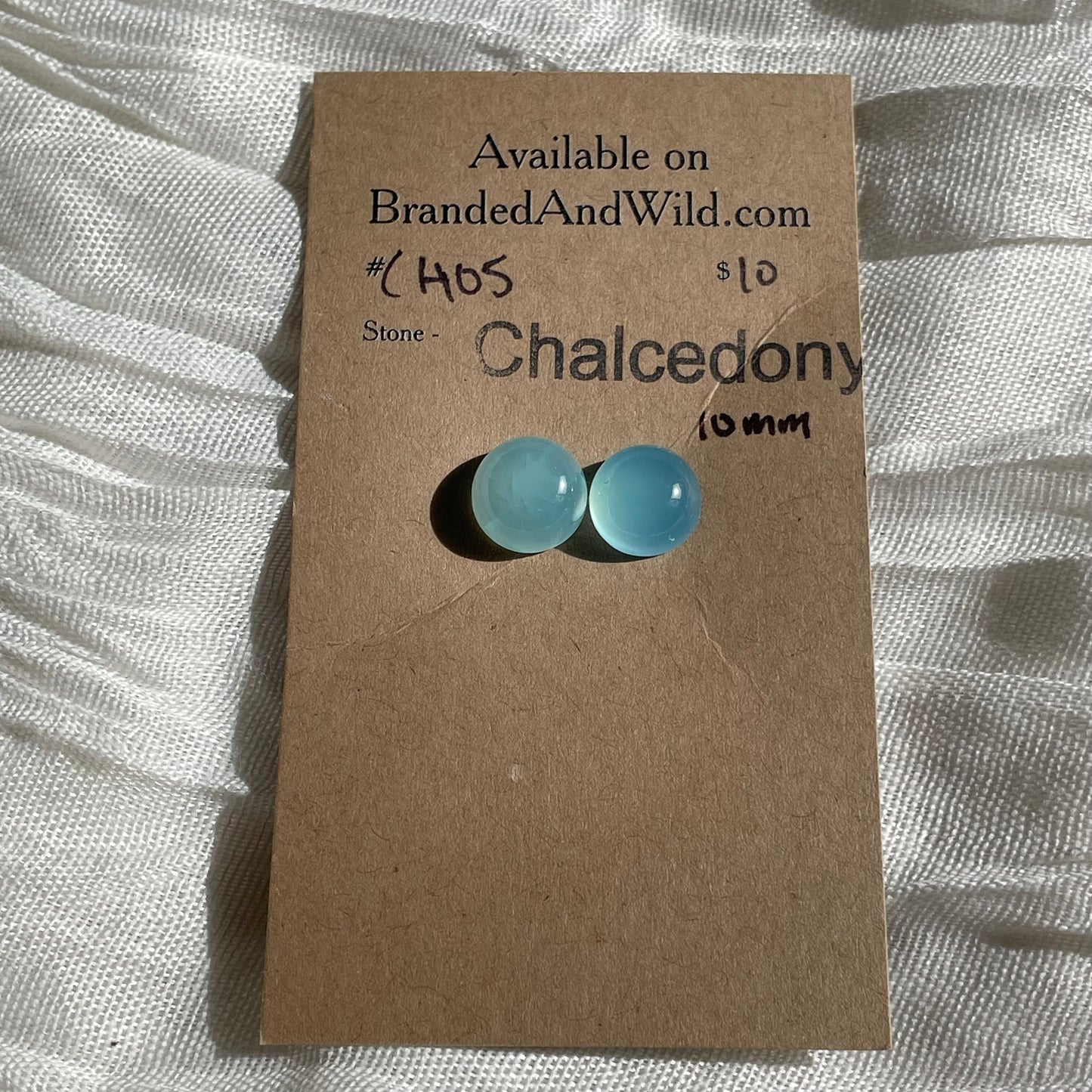 Chalcedony Cabochon - CH05 B0D5173F-D3CE-4AC7-9D37-0E96266360B1 Brandedandwild.com