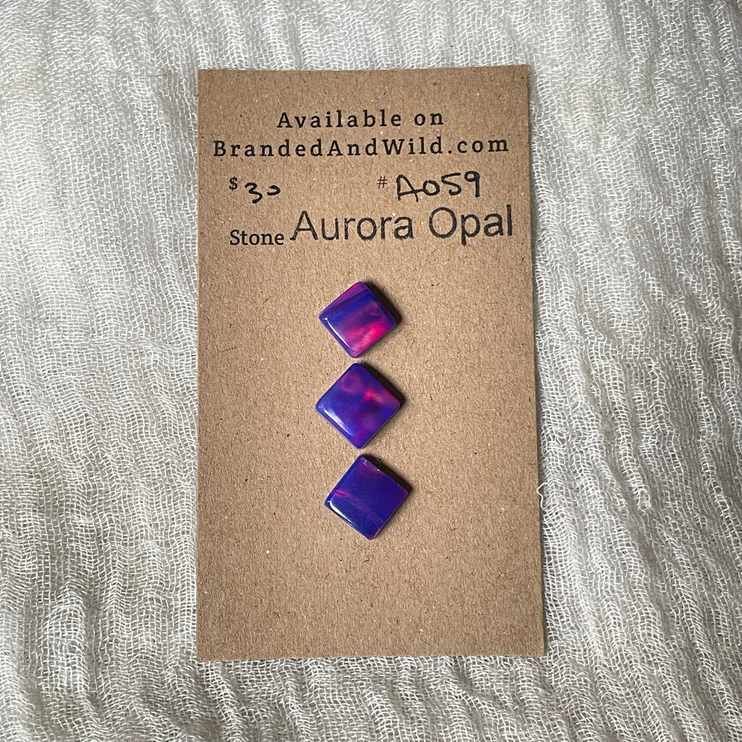 Aurora Opal Cabochon - A059 B0DD334E-7504-458B-99DD-B646597963D2 Brandedandwild.com