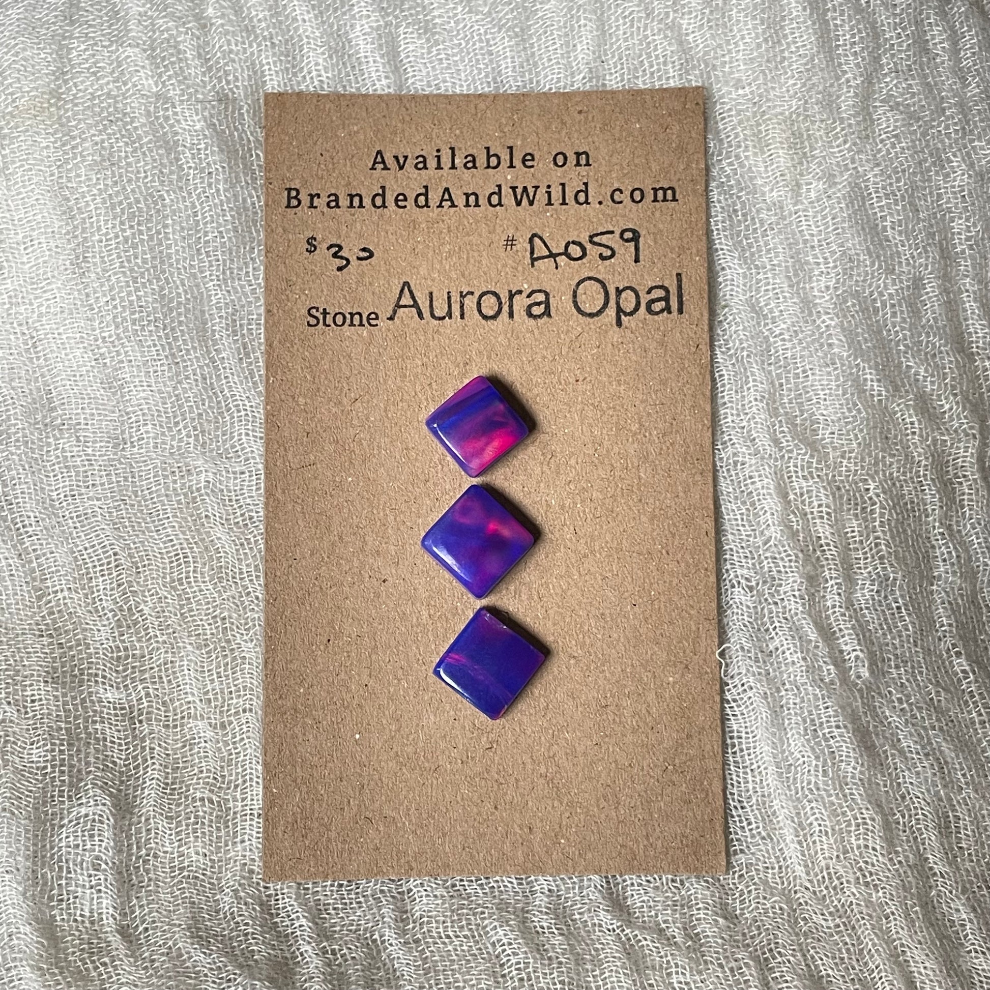 Aurora Opal Cabochon - A059 B0DD334E-7504-458B-99DD-B646597963D2 Brandedandwild.com
