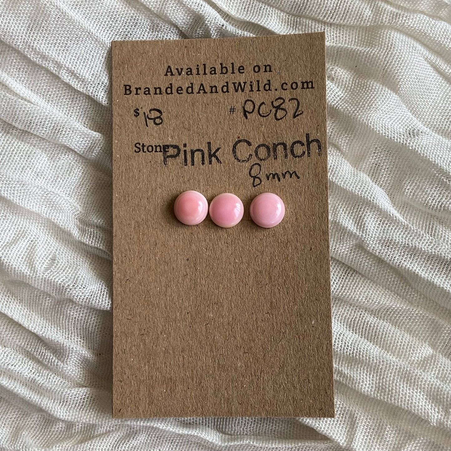 Pink Conch Cabochon - PC82