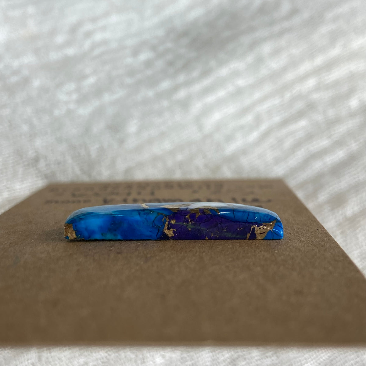 Kingman Ice Blue Dahlia Cabochon - KD44