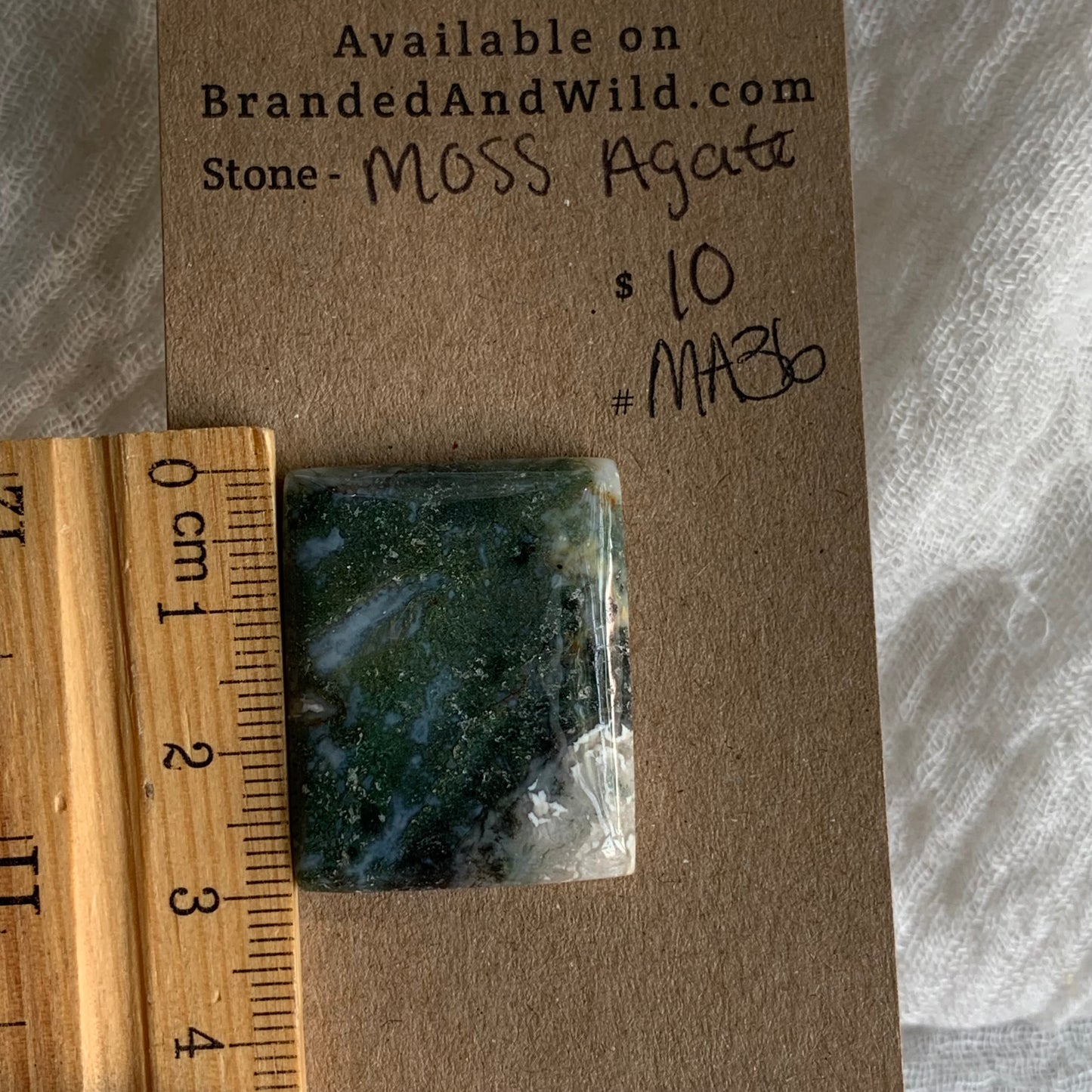 Moss Agate Cabochon - MA36