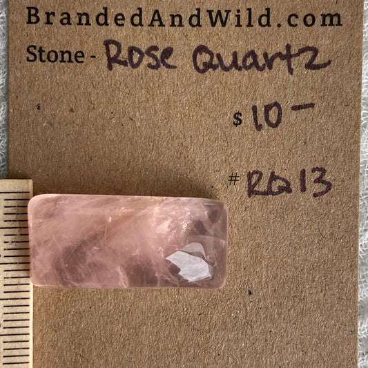 Rose Quartz Cabochon - RQ13