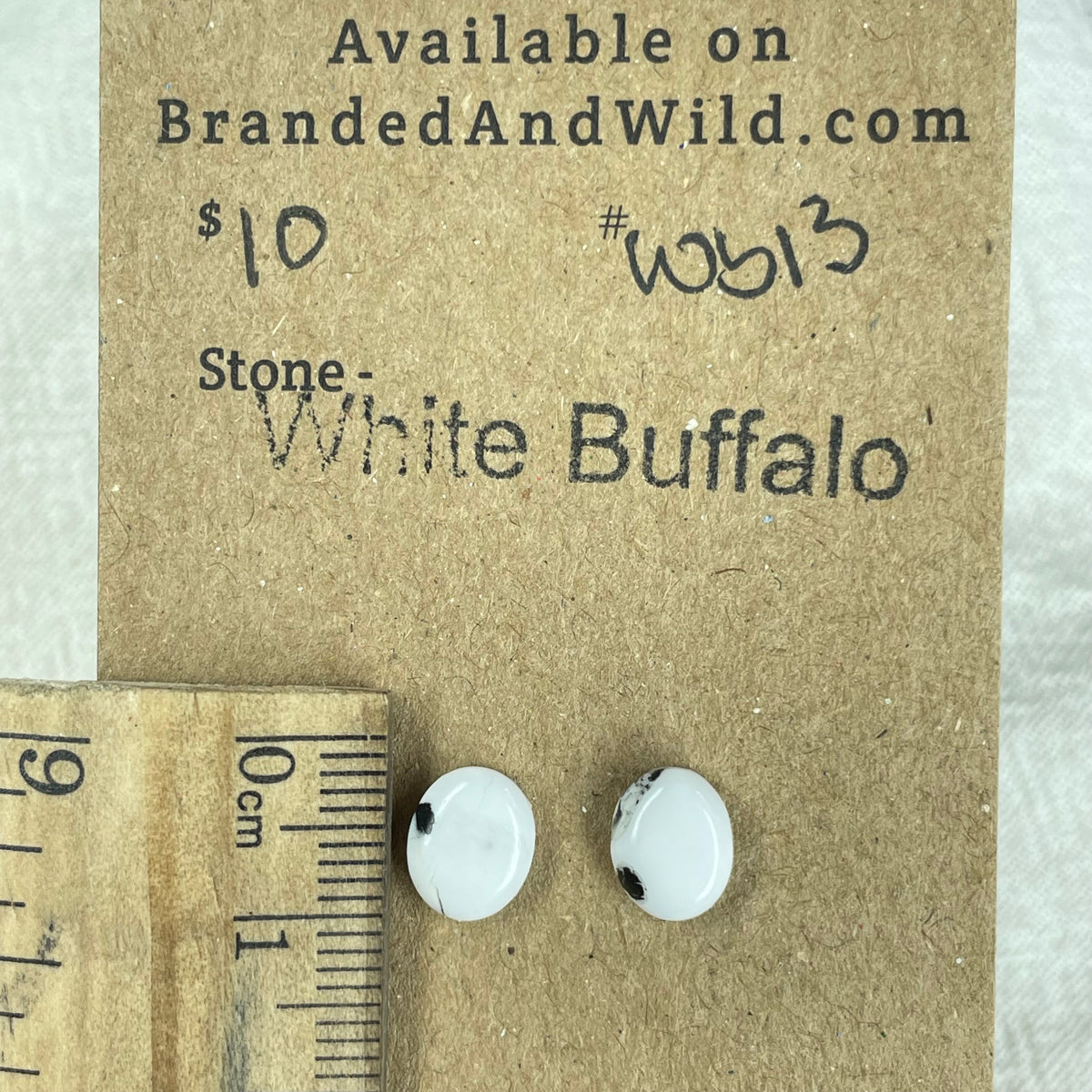 White Buffalo Cabochon - WB13 B19757CE-4A6F-4B18-B48E-F6B0FA960929 Brandedandwild.com