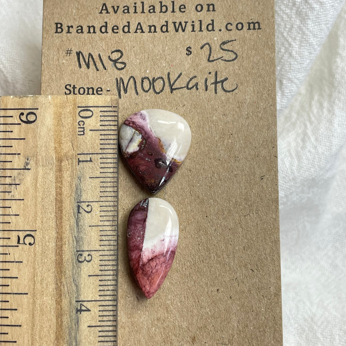 Mookaite Cabochon- M18 B1AC634B-CA0B-43D9-AF53-5AA66868AFF0 Brandedandwild.com