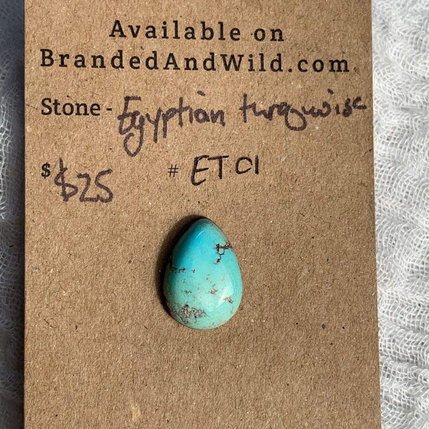 Egyptian Turquoise Cabochon - ET12