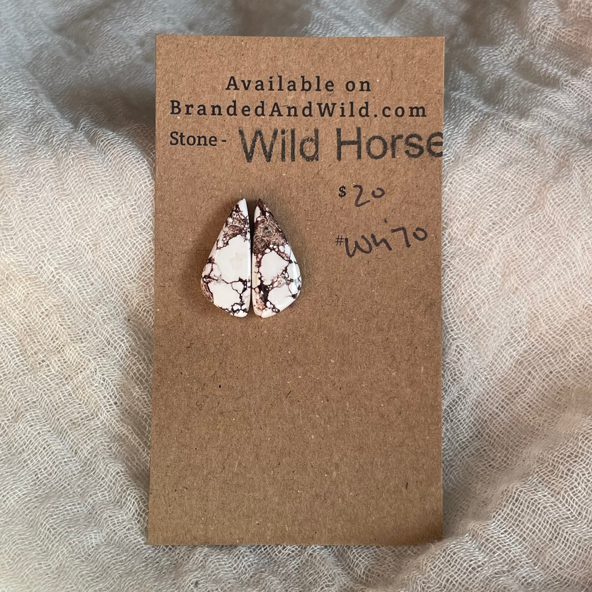 Wild Horse Cabochon - WH70 B1E13F48-12E9-4F4E-8BF2-6B911A3A100C Brandedandwild.com