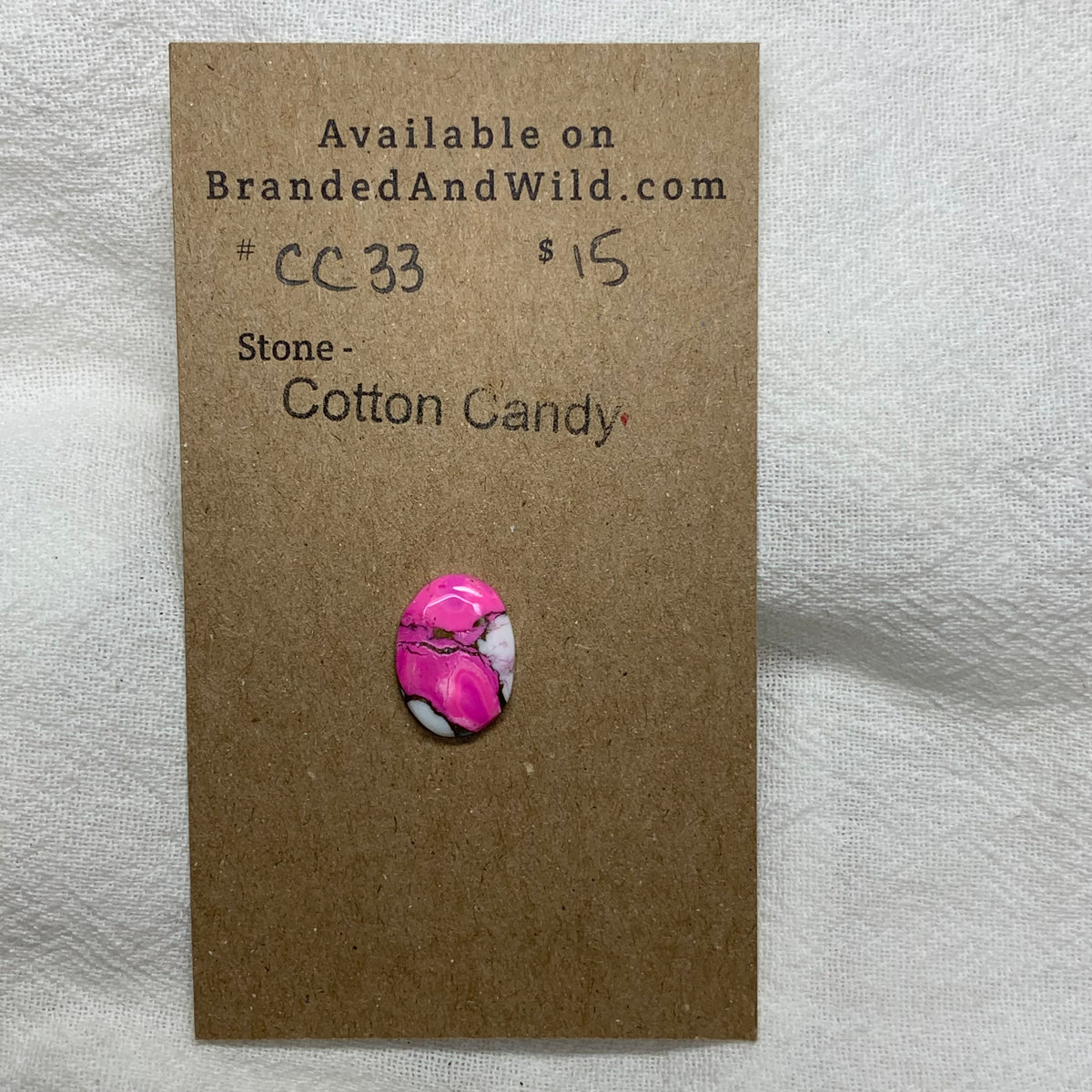 Cotton Candy Cabochon - CC33 B1E71A7F-66FC-4A45-B463-5A009101CC8D Brandedandwild.com