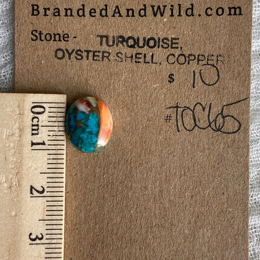 Turquoise, Oyster Shell, Copper - TOC65