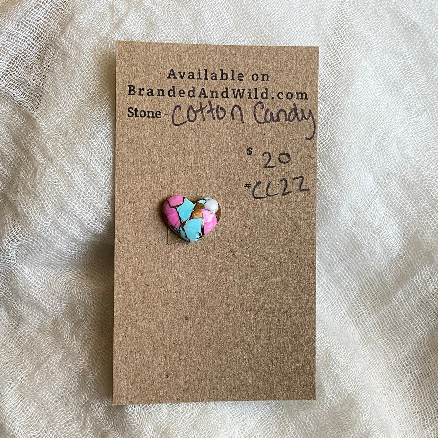 Cotton Candy Cabochon - CC22 B1FA2BB5-0979-48A7-9023-7E15BDCF4B6A Brandedandwild.com