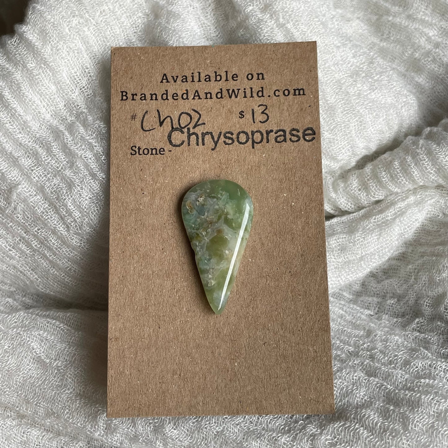 Chrysoprase Cabochon - Ch02