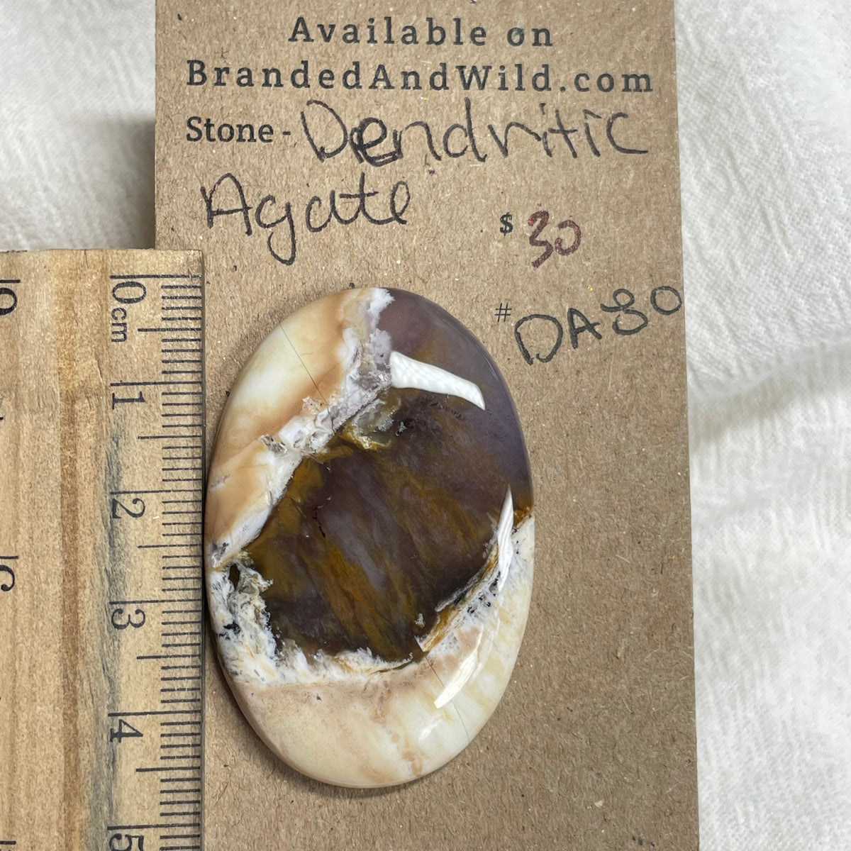 Dendritic Agate Cabochon - DA80