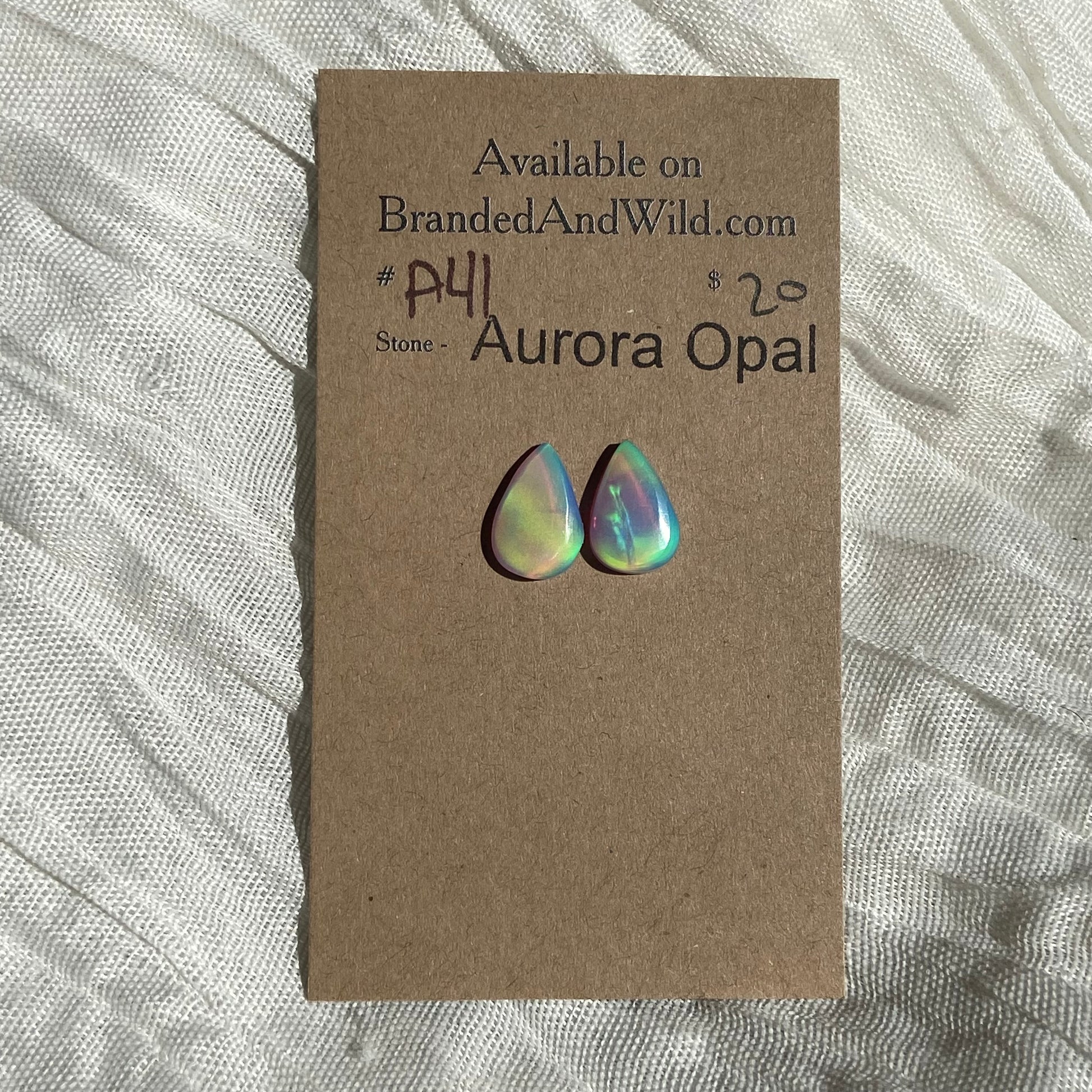 Aurora Opal Cabochon - A41 B2306667-EDF6-4044-B701-0F690E9AB2DF Brandedandwild.com