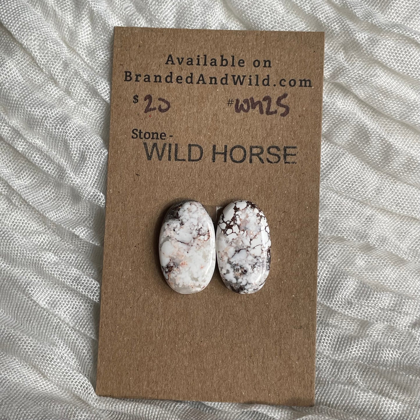 Wild Horse Cabochon - WH25 B234E3C5-254F-4A44-A1D1-C1B20084864A Brandedandwild.com