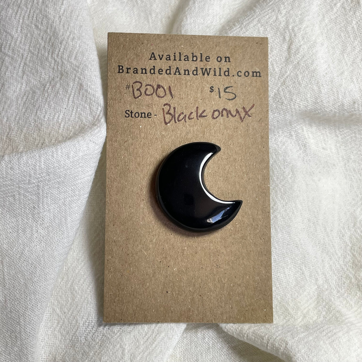 Black Onyx - Cabochon - B001 B2A99DFE-E2A9-41B5-8553-23320402F81C Brandedandwild.com