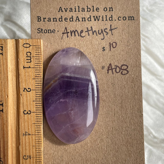 Amethyst Cabochon - A08 B2C07BF2-2951-49D7-836E-0A55C1D724A3 Brandedandwild.com