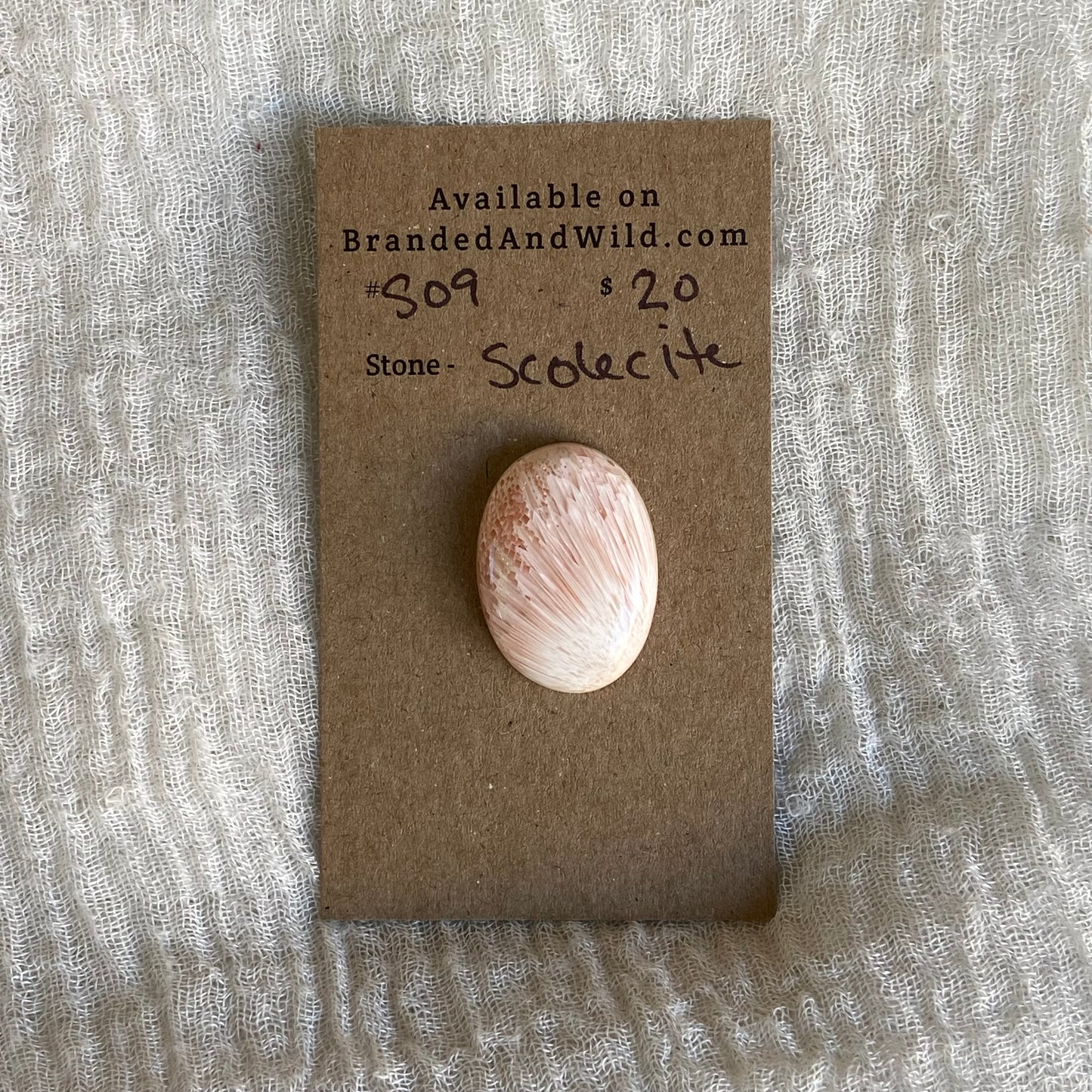 Scolecite Cabochon - S09