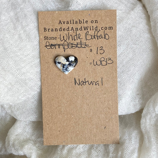 White Buffalo Cabochon - WB13