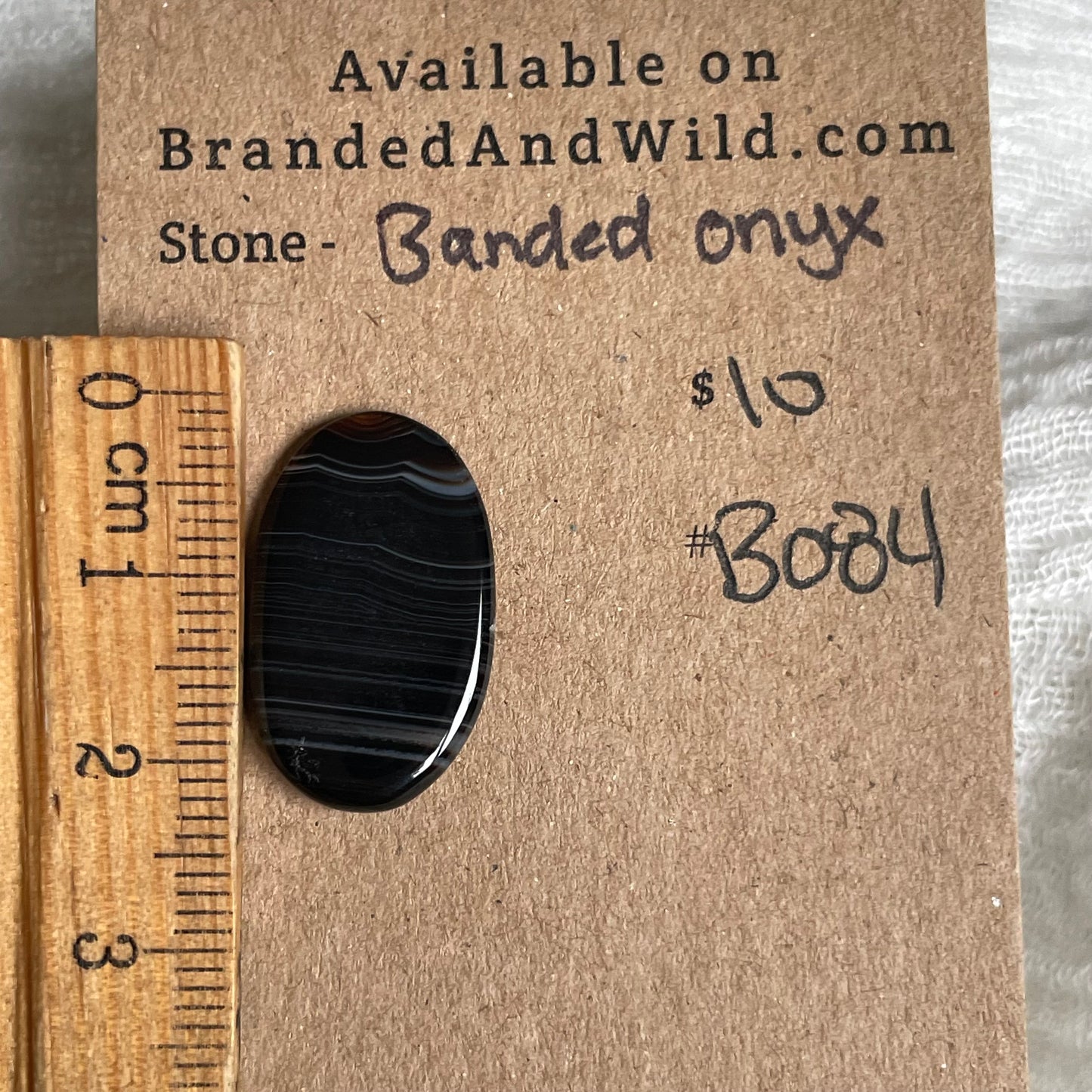 Black Onyx - Cabochon - BO84