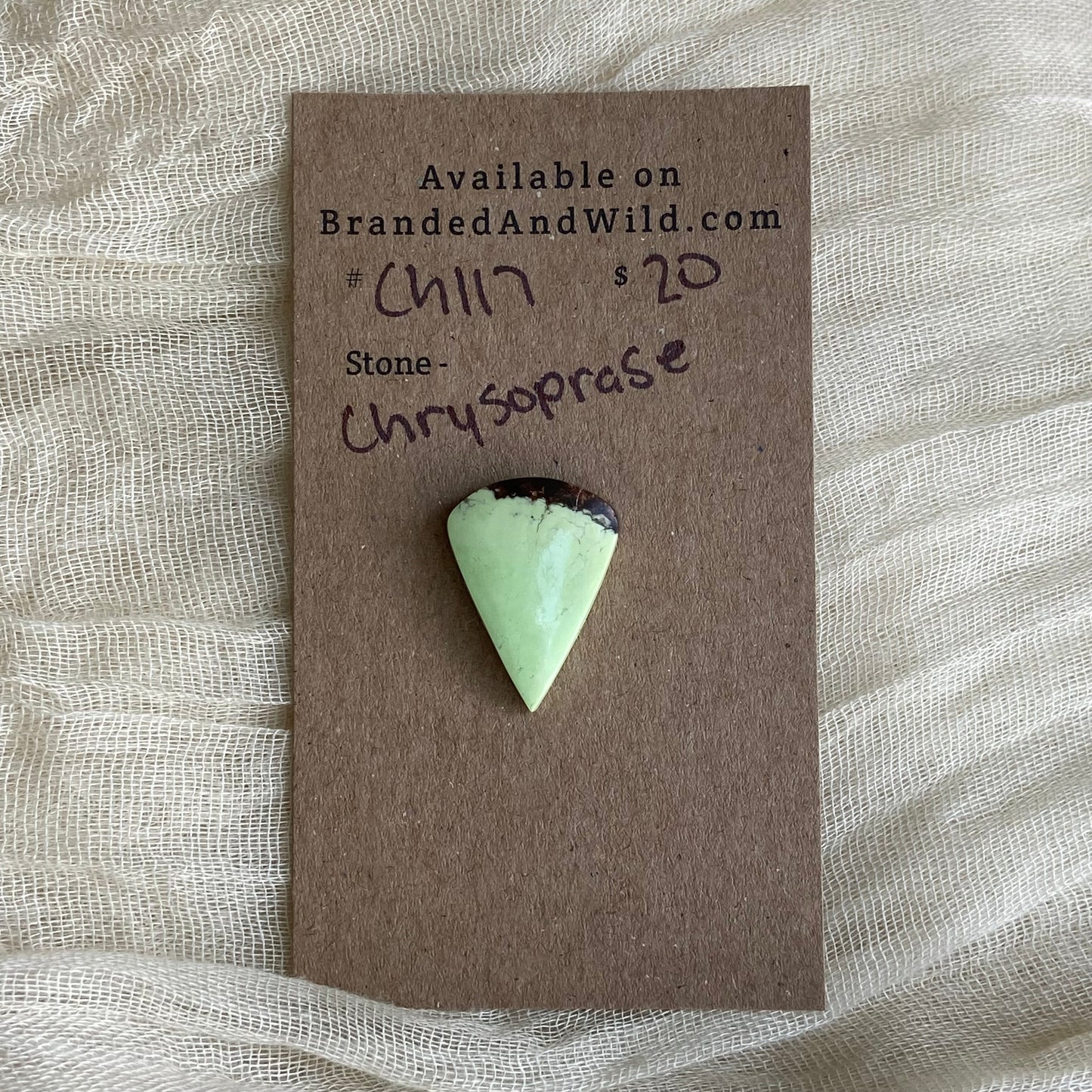 Chrysoprase Cabochon - Ch117 (Copy)