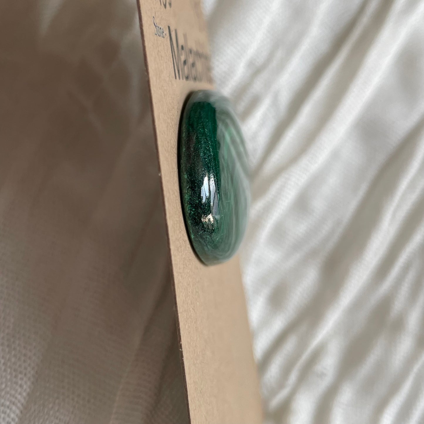 Malachite Cabochon - M35 B32220C9-FEA8-4E1B-AB5B-9A284C7D99F1 Brandedandwild.com