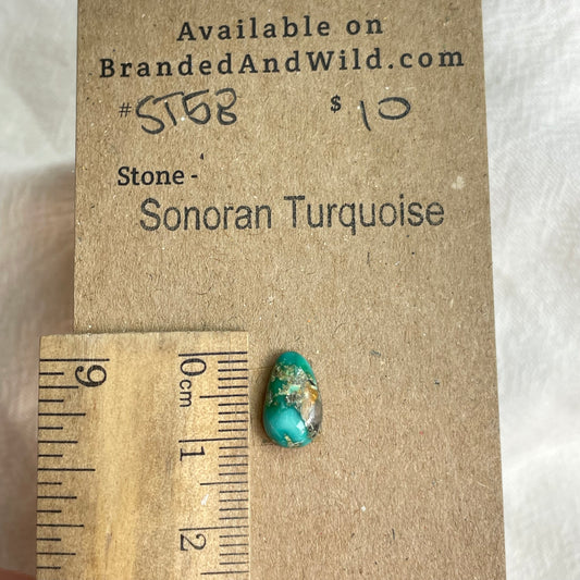Sonoran Turquoise Cabochon - ST58 B34A6A60-7C24-487F-A5A8-19D4FE48AF5B Brandedandwild.com