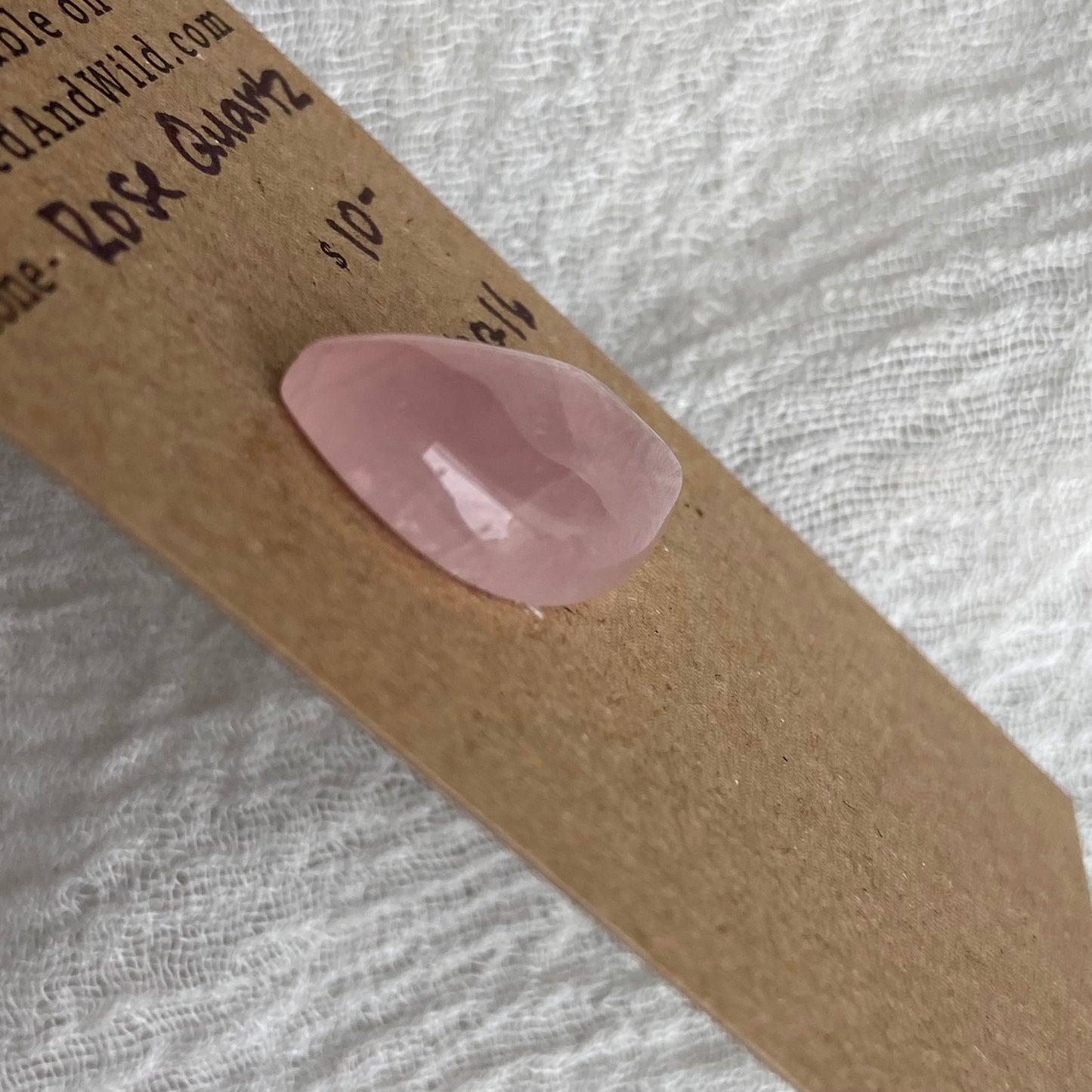 Rose Quartz Cabochon - RQ16
