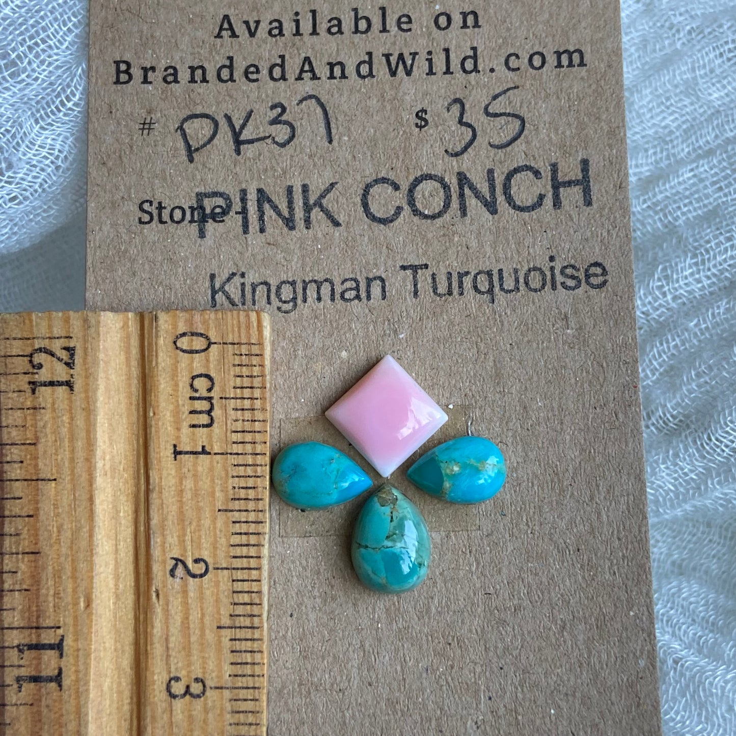 Pink Conch / Oyster Shell Cabochon - PK37