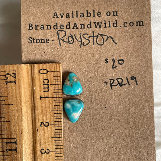Royston Ribbon Turquoise Cabochon RR19 B374C966-9F19-438D-9350-DFDEA4DC5E69 Brandedandwild.com