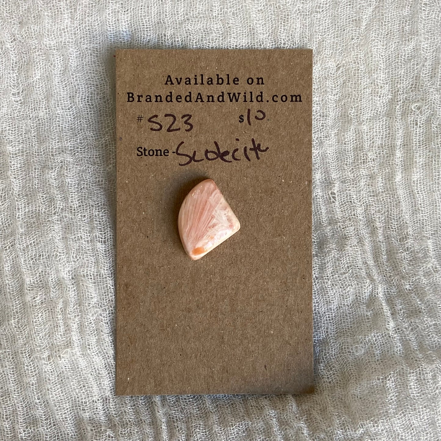 Scolecite Cabochon - S23